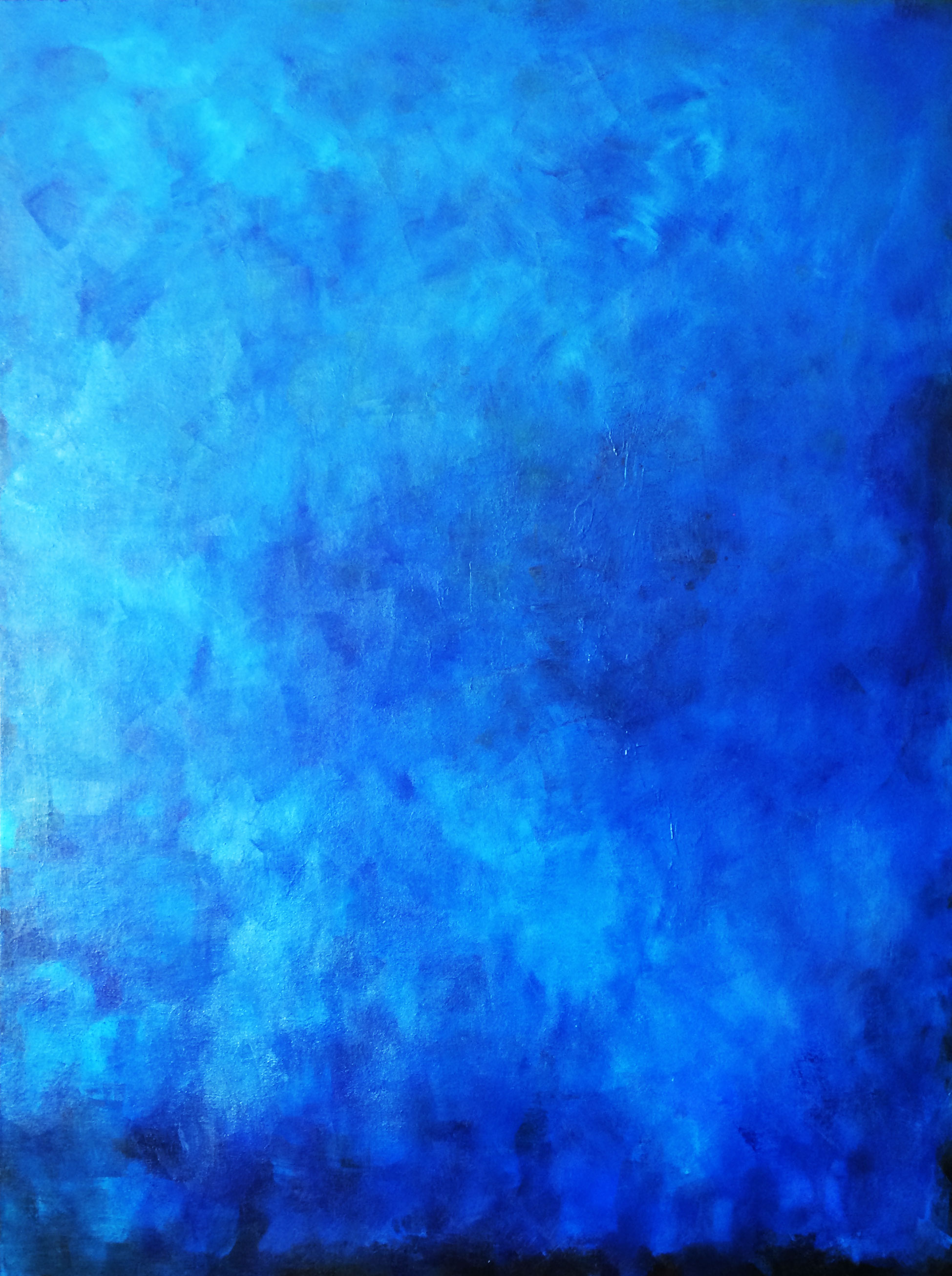 Blue — acrylic on canvas by Cai Toy