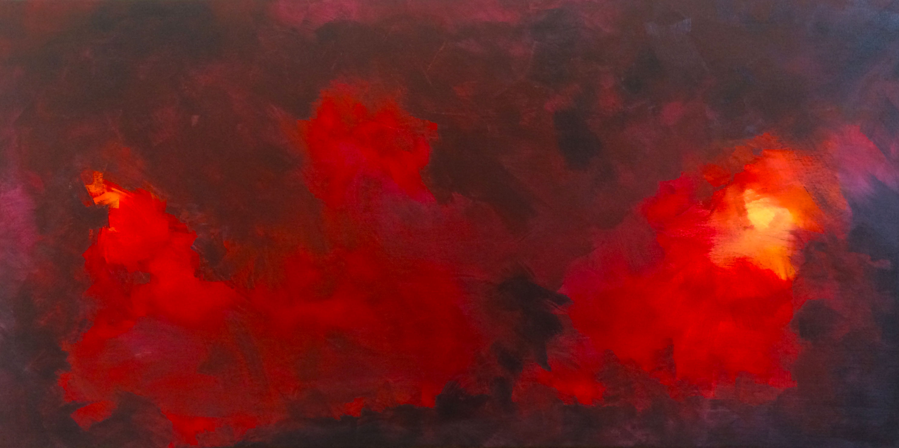 Fire — acrylic on canvas by Cai Toy